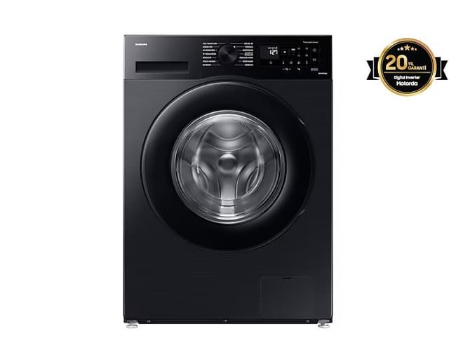 SAMSUNG WW90CGC04DABAH 1400 DEVIR 9KG SIYAH CAMASIR MAKINESI