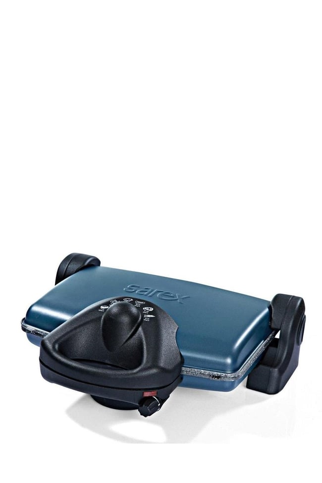 SAREX SR-3400 KAHVALTIM IZGARA VE TOST MAKINESI MAVI