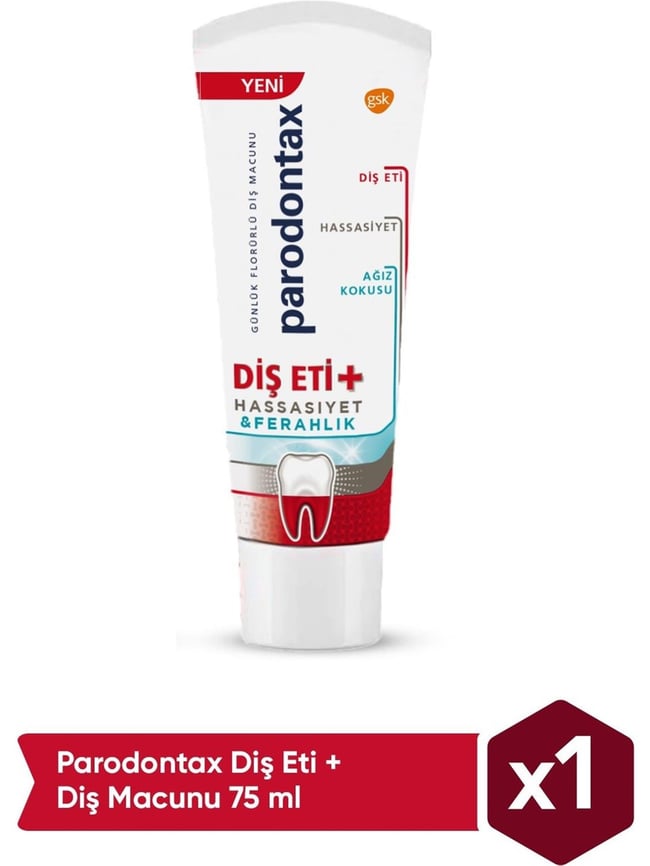 SENSODYNE 75 ML  P.DONTAX DIS ETI+HASSASIYET FERAHLIK