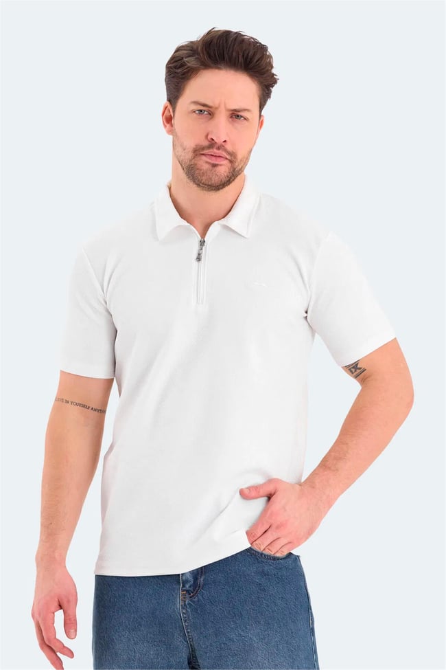 Slazenger Barrıer Ekru Erkek T-Shırt