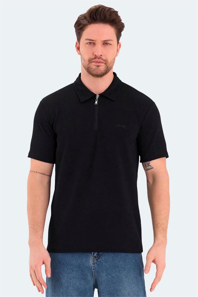 Slazenger Barrıer Sıyah Erkek T-Shırt