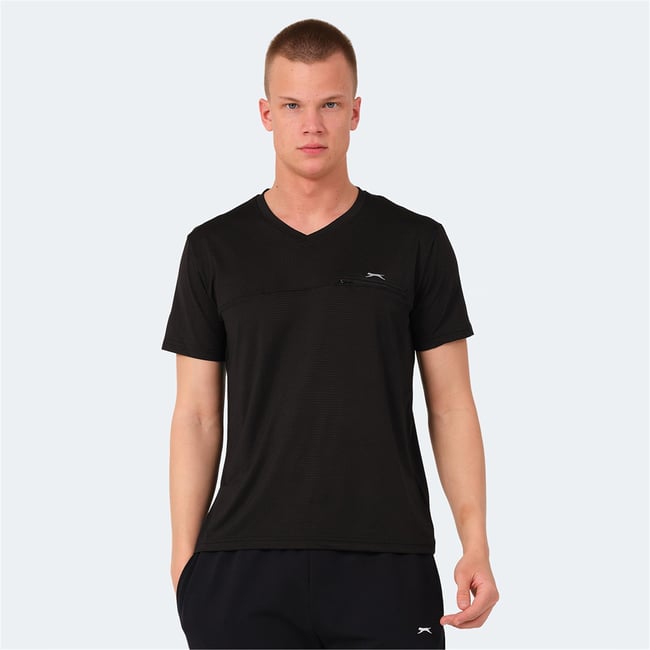 Slazenger Kallıas Sıyah Erkek T-Shırt