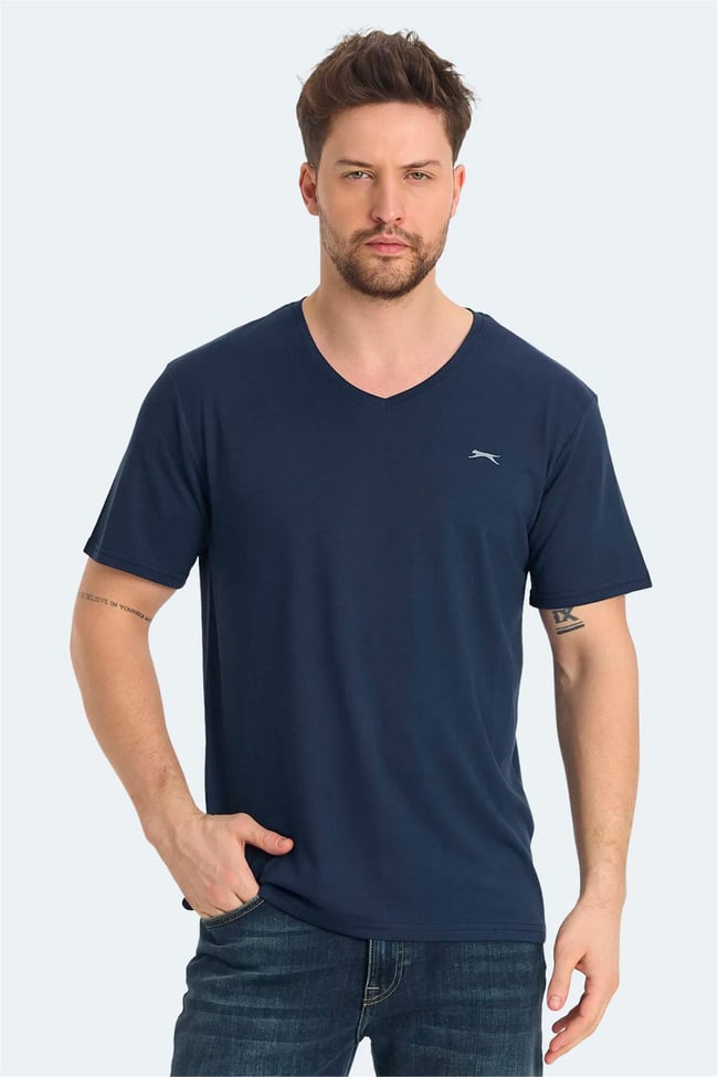 Slazenger Krakker Lacıvert Erkek T-Shırt