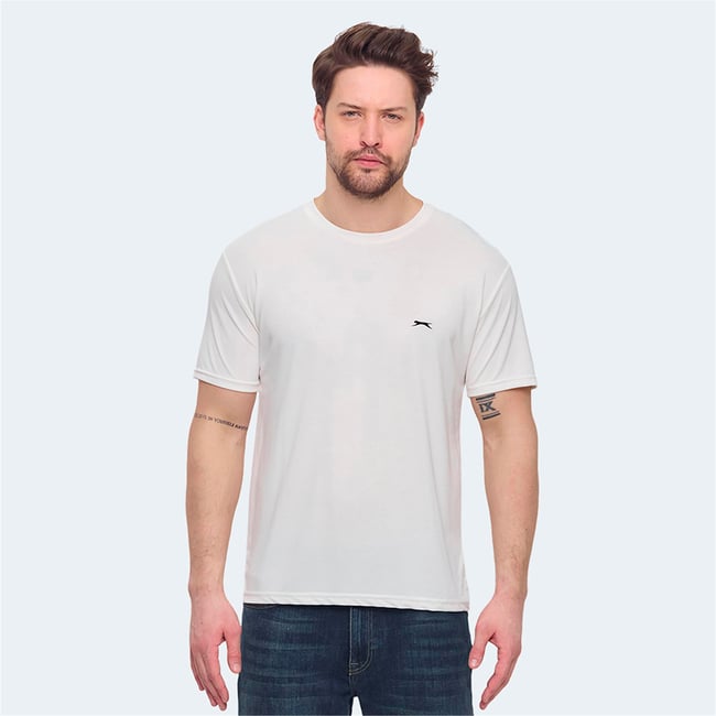 Slazenger Krater Ekru Erkek T-Shırt