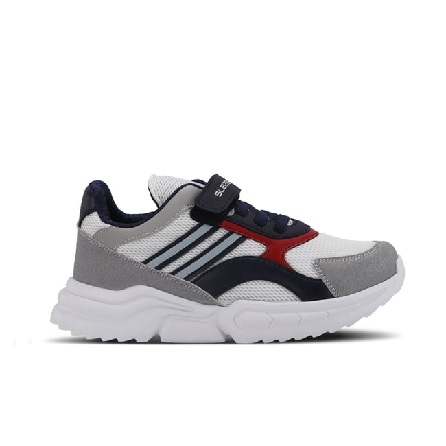 Slazenger Krıstı F Beyaz / Lacivert Filet Erkek Çocuk Yürüyüş Ayakkabısı