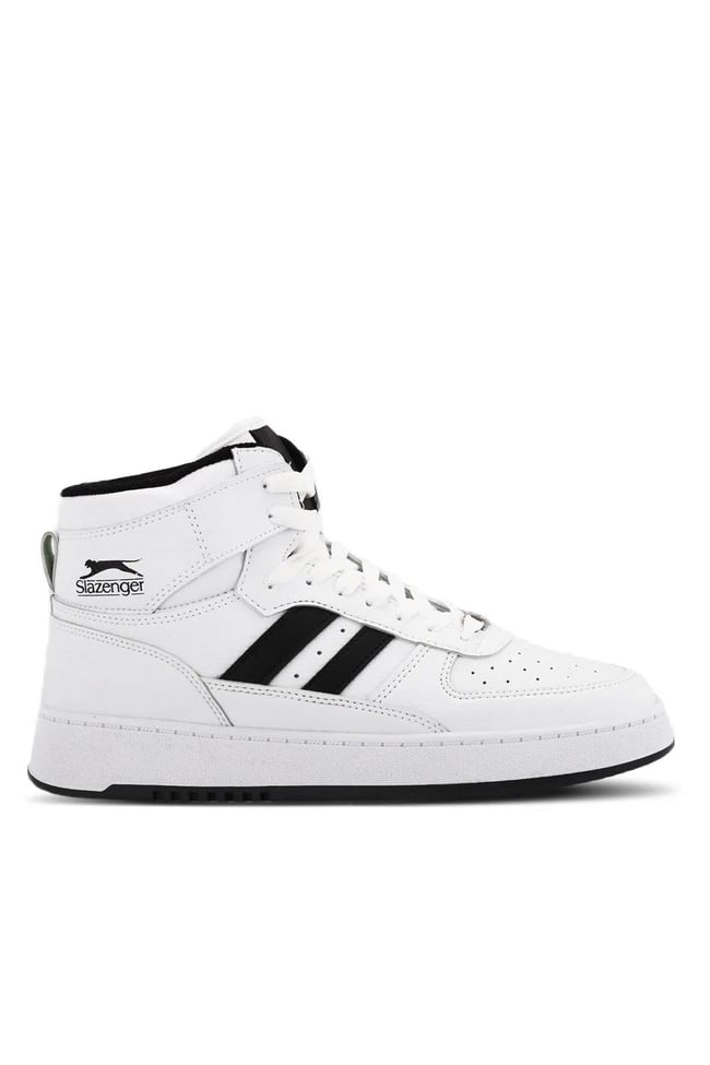 Slazenger Sa23Le017-005 Daphne Hıgh Beyaz-Siyah Erkek Sneaker Ayakkabı