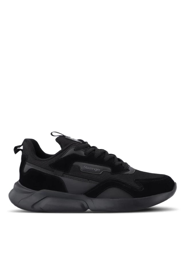 Slazenger Sa23Re048-596 Option Siyah / Siyah Erkek Koşu Ayakkabısı