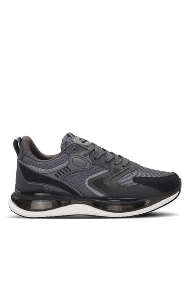 Slazenger Sa24Re086-232 Zowıe Fume / Sıyah Erkek Kosu Ayakkabısı