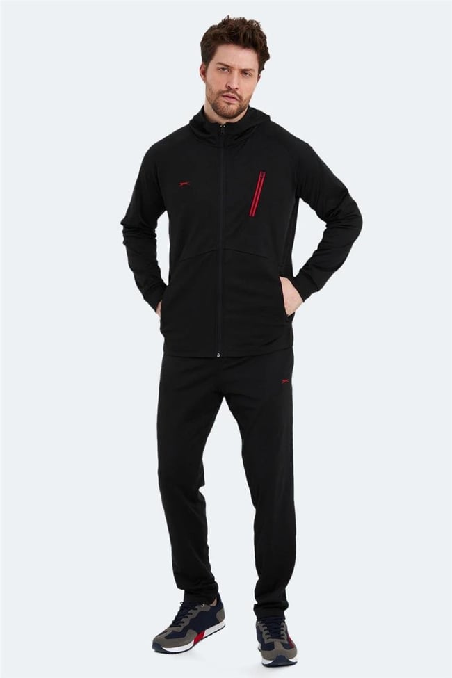 Slazenger St13Ee003-500 Roberto Siyah Erkek Eşofman Takım
