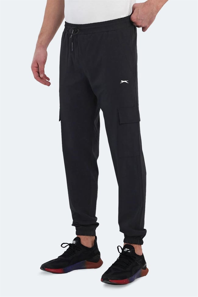 Slazenger St14Pe055-500 Napolla Sıyah Erkek Esofman Alt