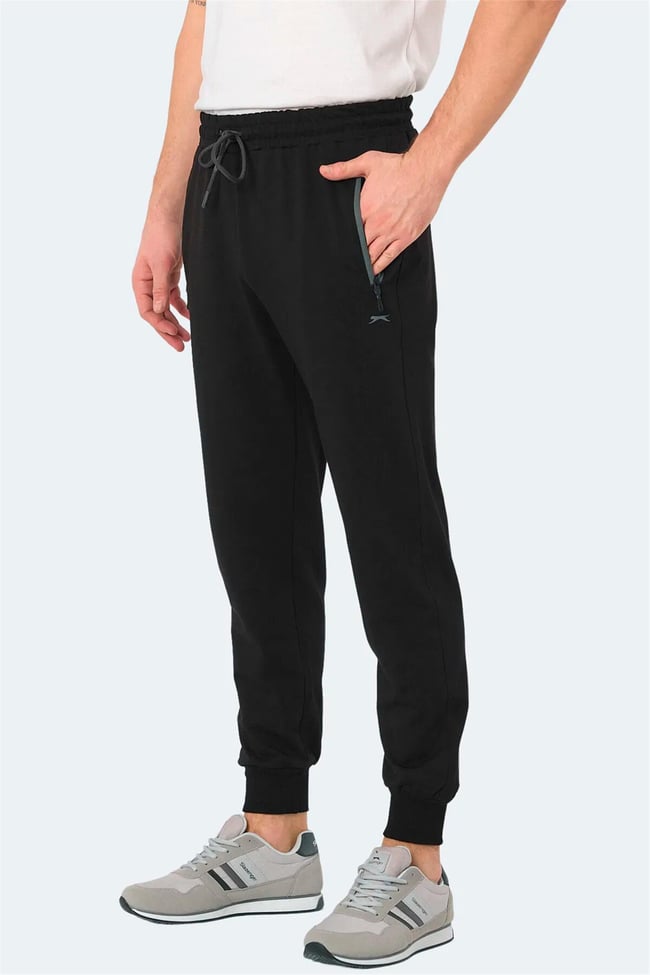 Slazenger St15Pe001-500 Neal Ktn Sıyah Erkek Esofman Alt