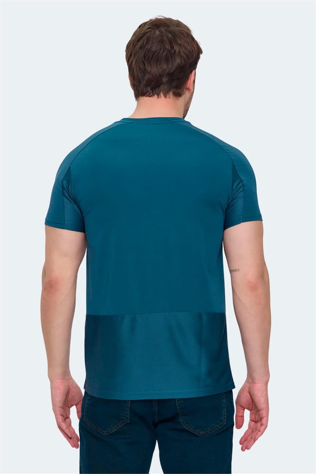 Slazenger Vıshal Ktn Petrol Erkek T-Shırt