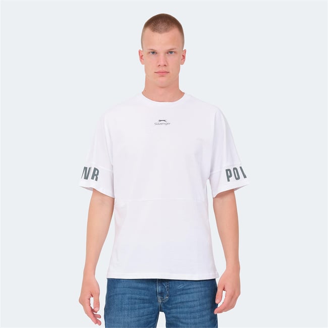 Slazenger Vısıon Beyaz Erkek T-Shırt