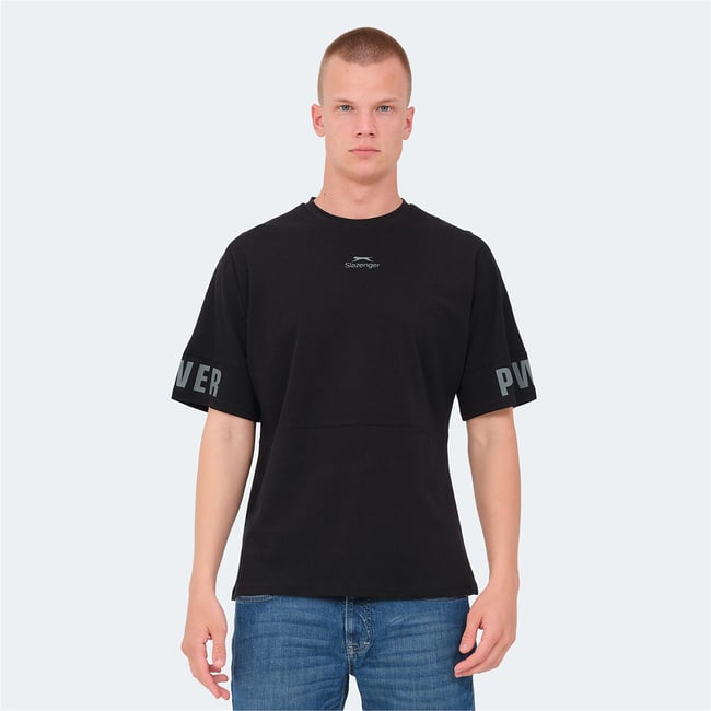 Slazenger Vısıon Sıyah Erkek T-Shırt