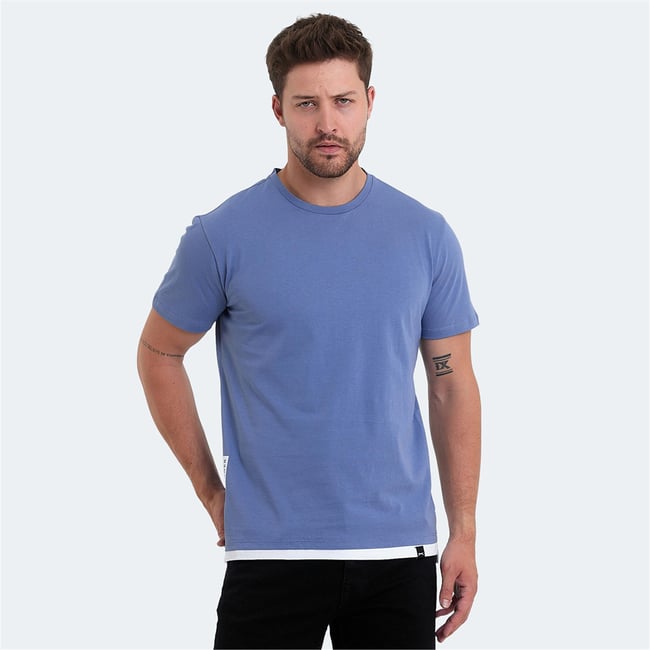 Slazenger Vısıtor Mavı Erkek T-Shırt