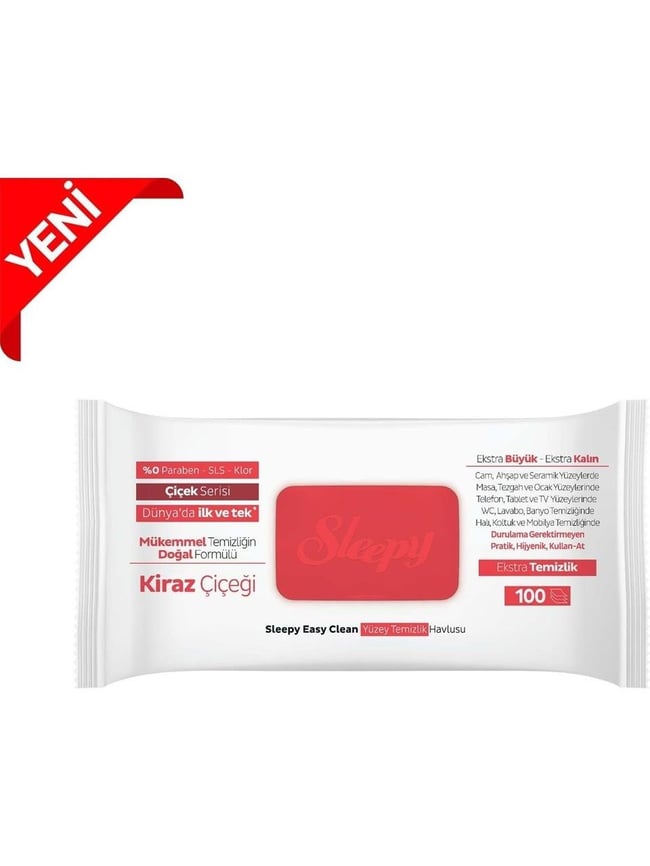 SLEEPY 100LU EXTRA BUYUK YUZEY TEMIZLIK HAVLUSU  K