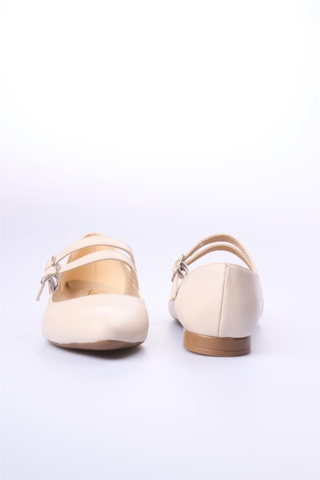 Swell Soft 01-410 Bej Kadın Babet Ayakkabı