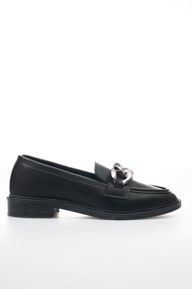 Swell Soft 18 101 Siyah Kadın Loafer Ayakkabı