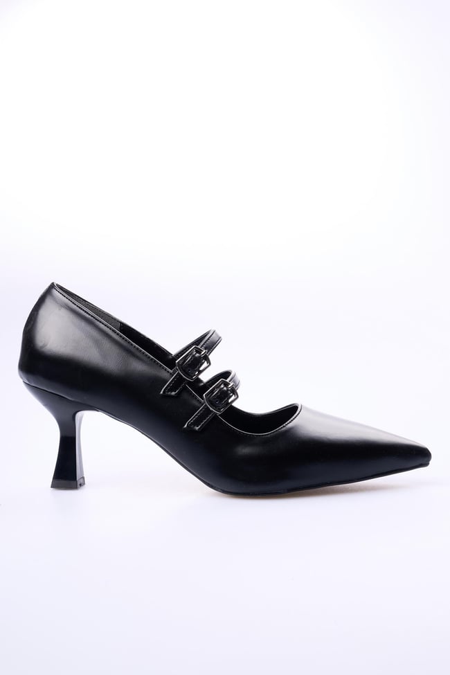 Swell Soft 34-607 Siyah Kadın Klasik Ayakkabı