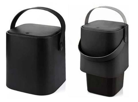 TUFFEX TP692 KUCUK SIHIRLI COP KOVASI SIYAH 4 LT K
