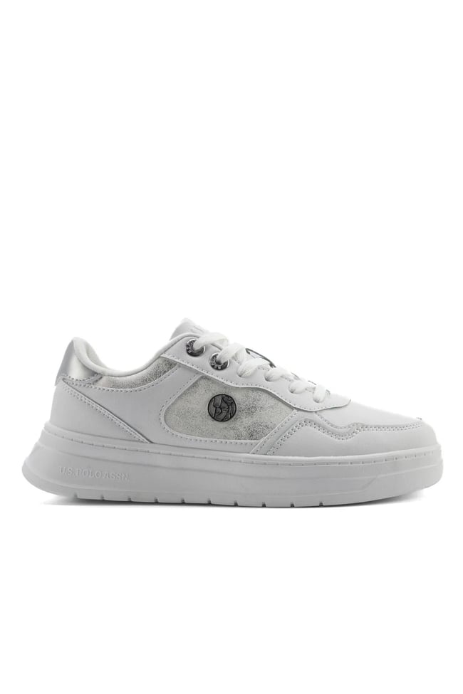 Us Polo 5P Emora 5Fx Beyaz Zenne Havuz Taban Sneaker Ayakkabı