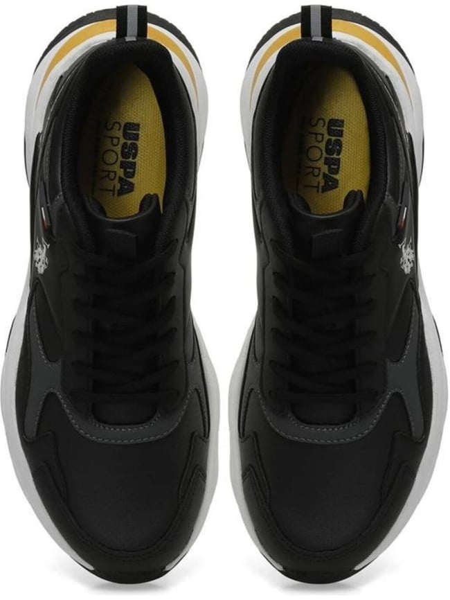 Us Polo A10181249912010 4W Solıdar 4Pr Siyah Erkek Sneaker Ayakkabı