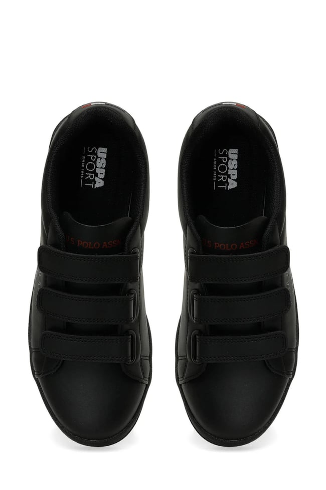 Us Polo A10181289612010 Sınger 4Pr Siyah Kadın Pu Termo Sneaker Ayakkabı