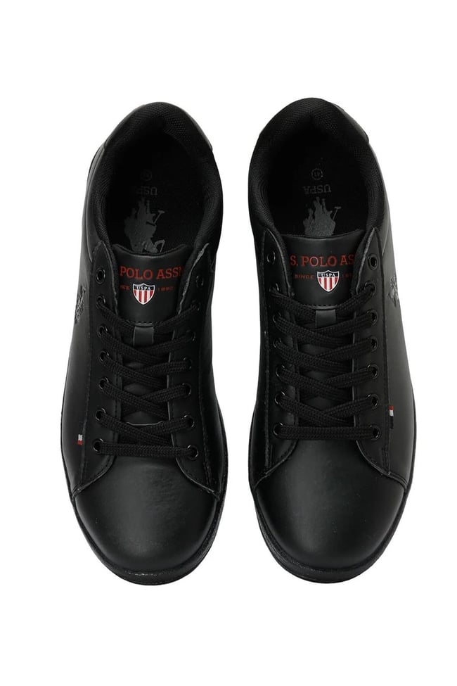 Us Polo Franco 3Pr Siyah Siyah Erkek Sneaker Ayakkabı