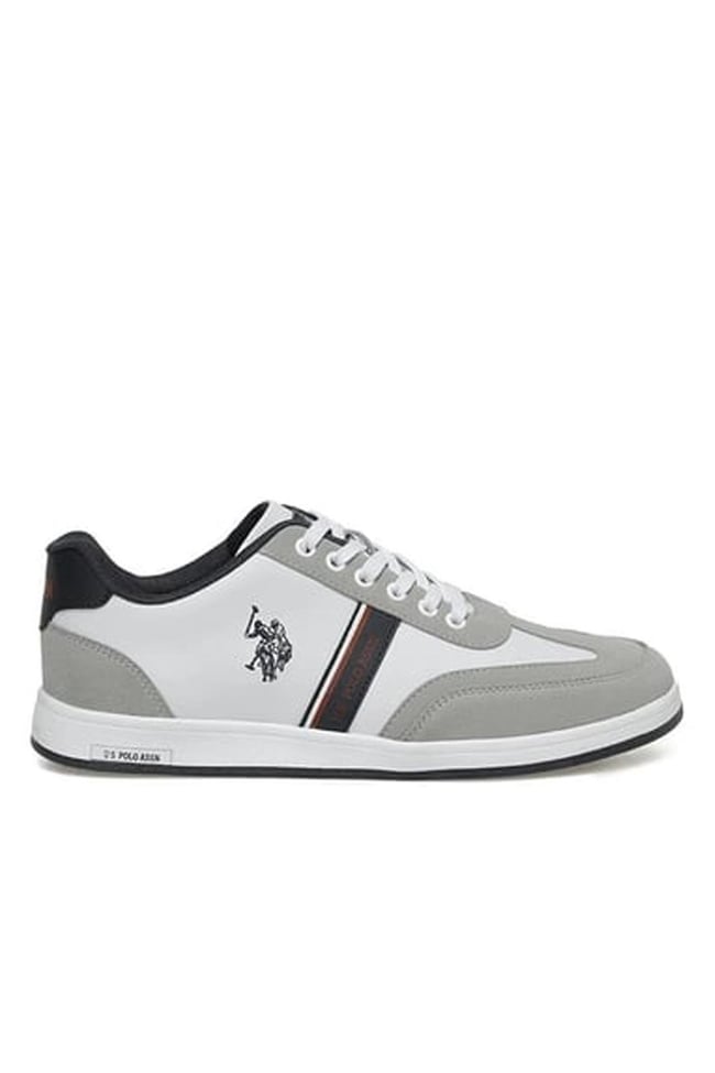 Us Polo Kares Wt 3Pr Beyaz Erkek Sneaker Ayakkabı