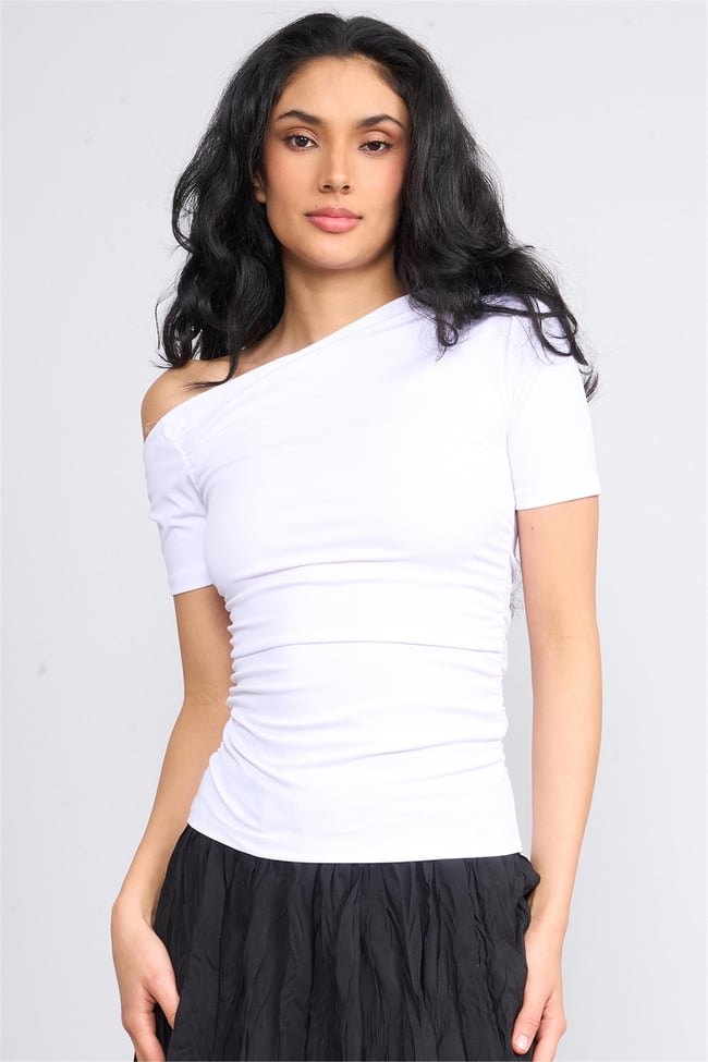 Volumex Y25 Os-216 Beyaz Kadın Bluz