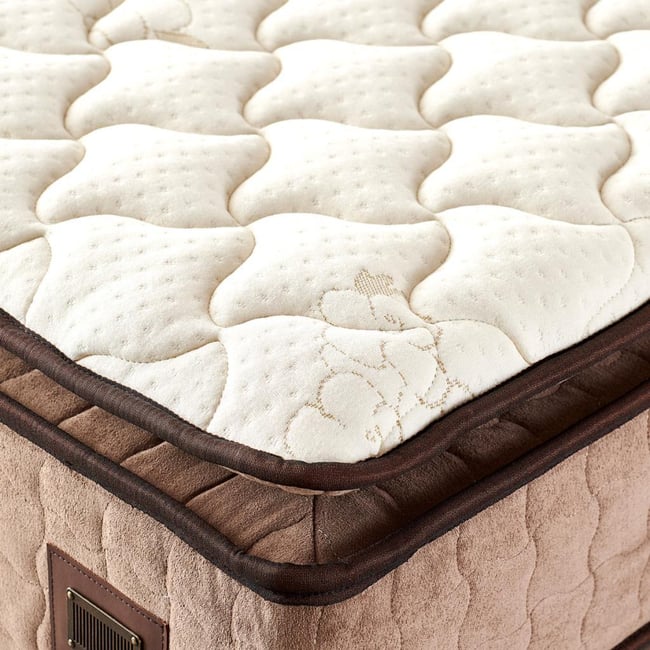 W.Cotton 80x180 Tek Kişilik Pedli Yatak Full Ortopedik Yaylı Yatak