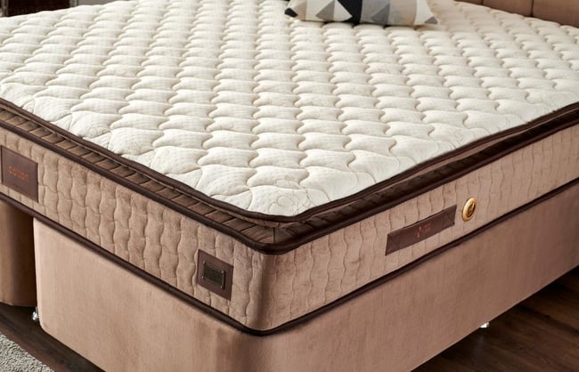 W.Cotton 80x180 Tek Kişilik Pedli Yatak Full Ortopedik Yaylı Yatak