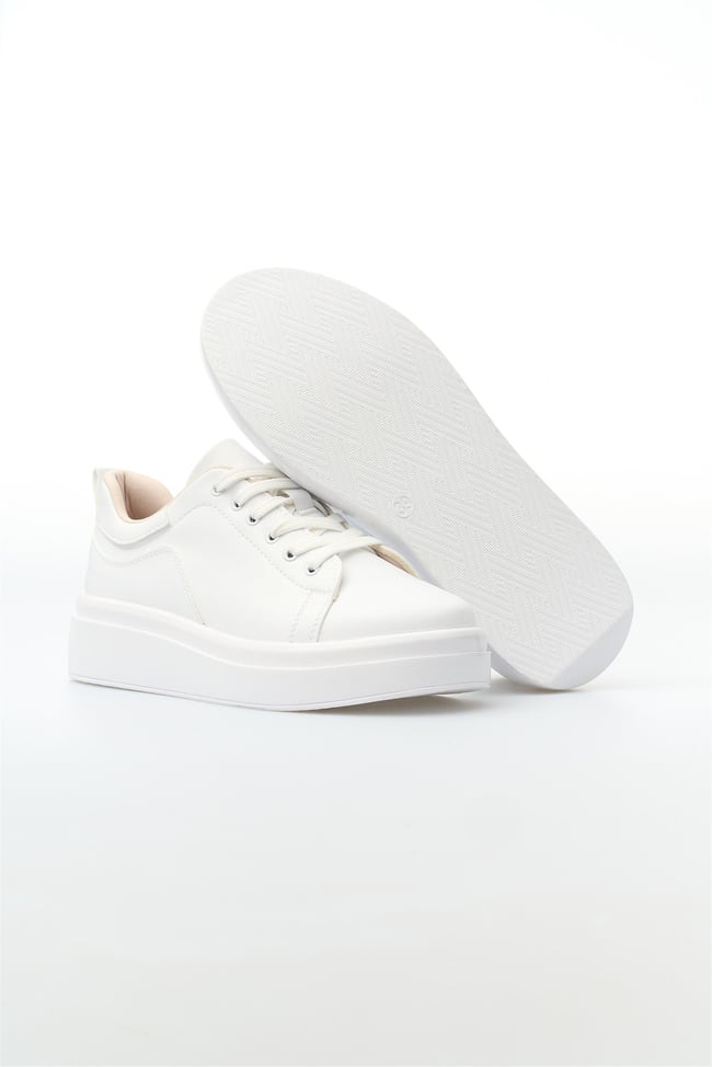 White Line 01-2503 Cilt Beyaz Kadın Casual Ayakkabı