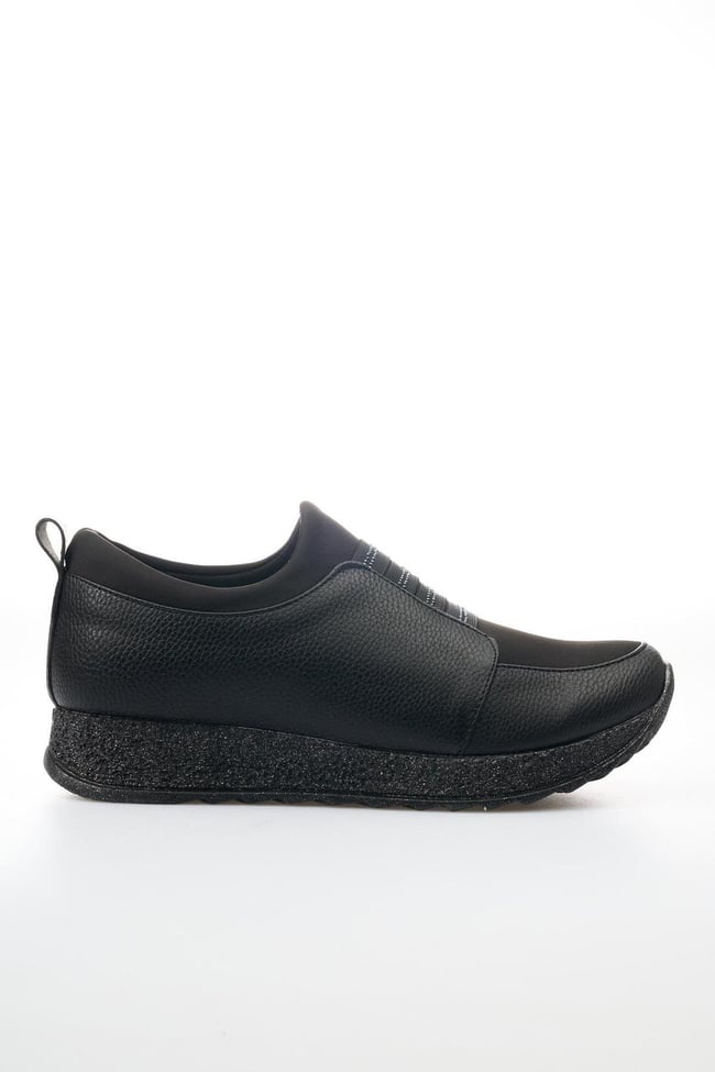 White Line 115-300 Siyah Kadın Casual Ayakkabı