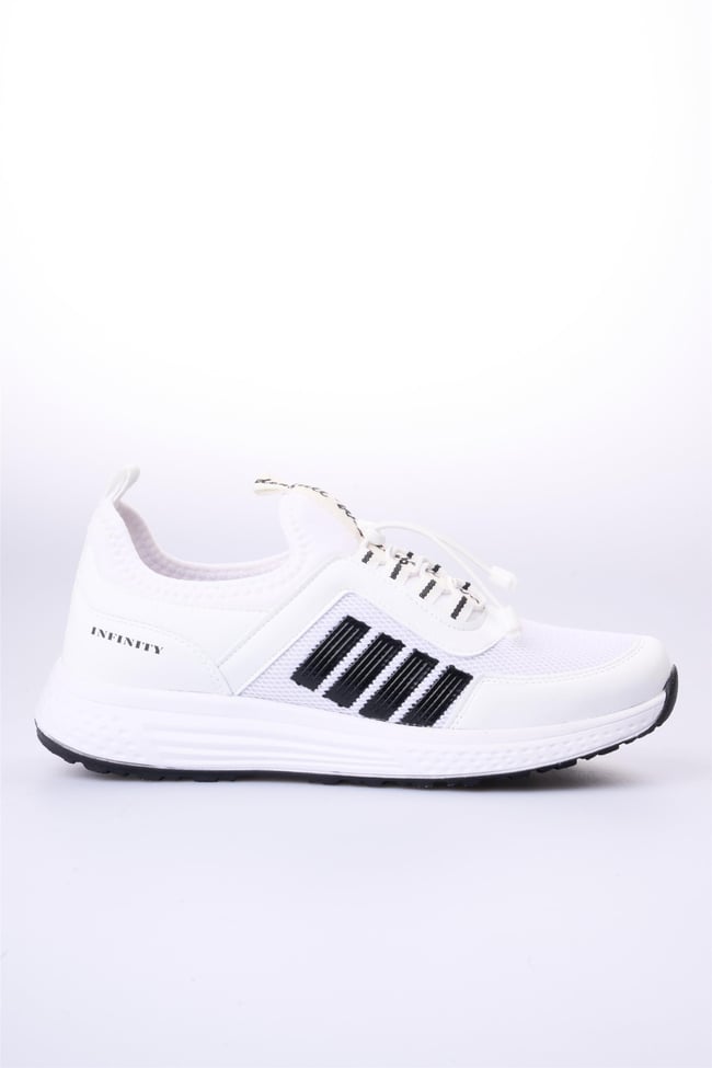 Wonderfull 4266 Siyah Beyaz Taban Erkek Spor Ayakkabı
