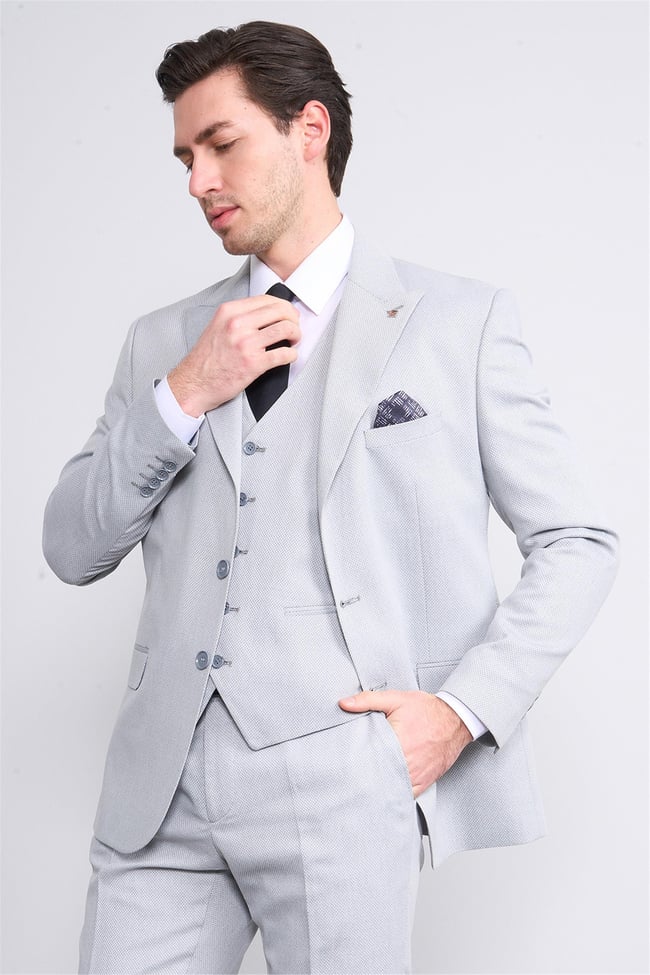 Woolsuit Bergama Lacivert Erkek Yelikli Takım Elbise