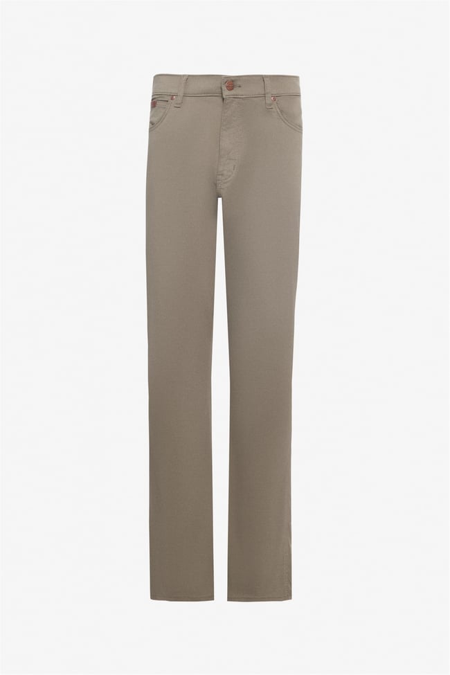 Wrangler W12SEA45 Texas Slim X45 Dusty Olıve Erkek Slim Texas Slim Non Denim Pantolon