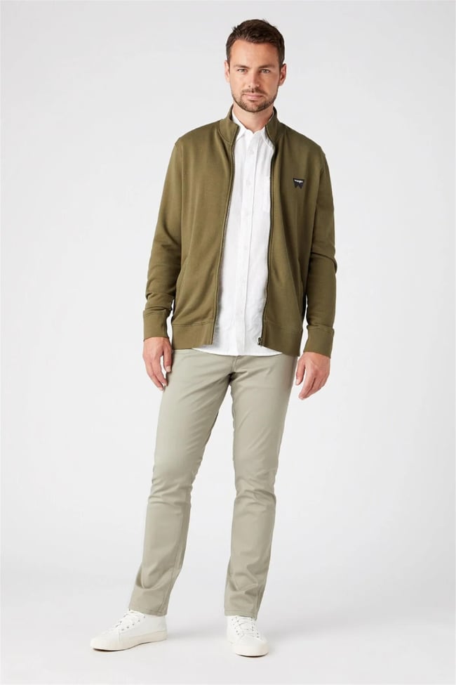 Wrangler W12SEAXT7 Texas Slim Xt7 Vetıver Green Erkek Slim Texas Slim Pantolon