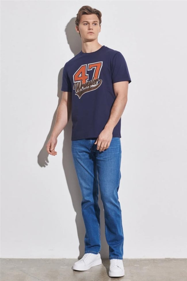 Wrangler W15Q74Z59 Softwear Erkek Greensboro Jean Denim Pantolon