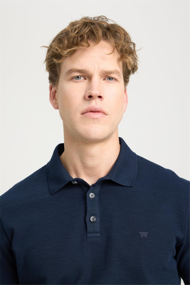Wrangler W231325 410 Navy Erkek Polo T-Shırt