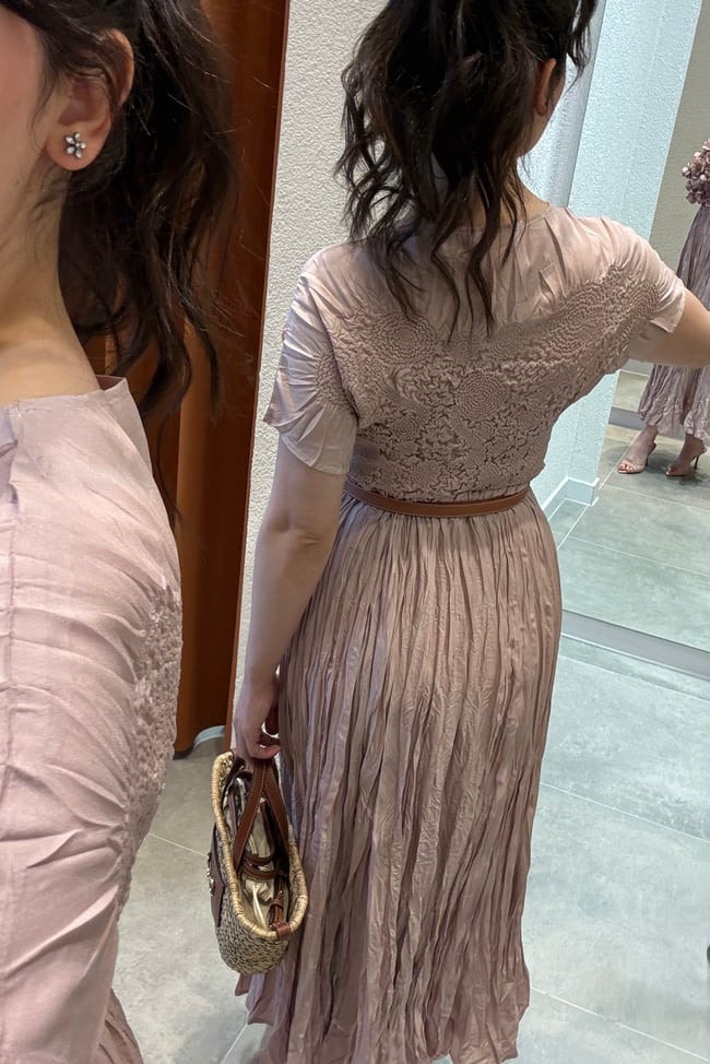 Gül Kurusu Önü Gül Detaylı Etek Takım