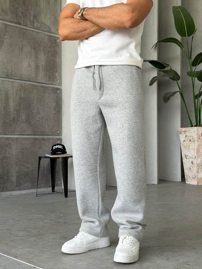 3 İplik Baggy Basıc Eşofman F Grimelange