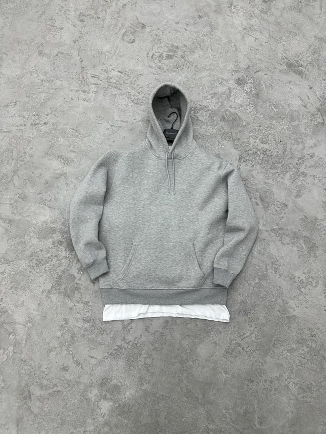 3 İplik Şardonlu Sweatshirt - Gri