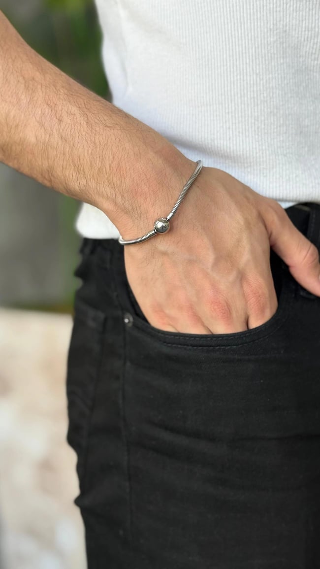 AK209 Çelik Kelepçe Bileklik