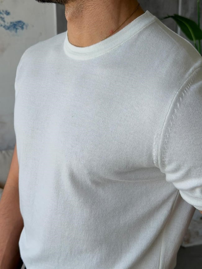 BASIC ÖRME TRİKO M-EKRU