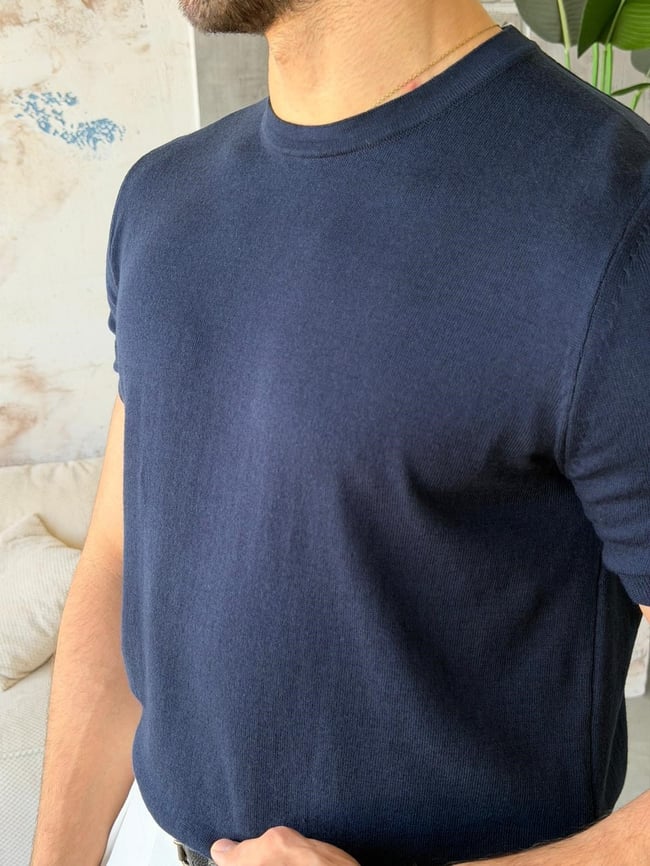 BASIC ÖRME TRİKO M-LACİVERT