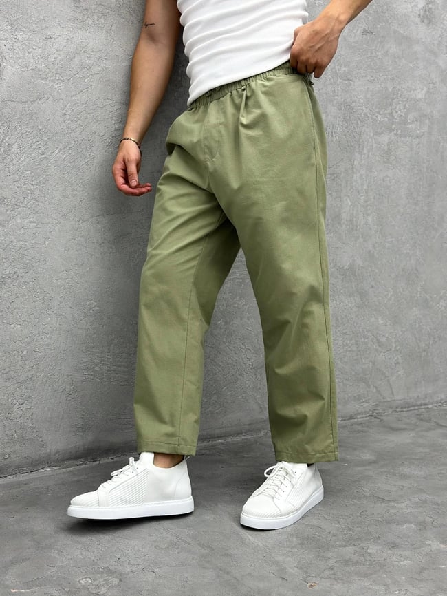 Boyfriend Jogger Pantolon Haki