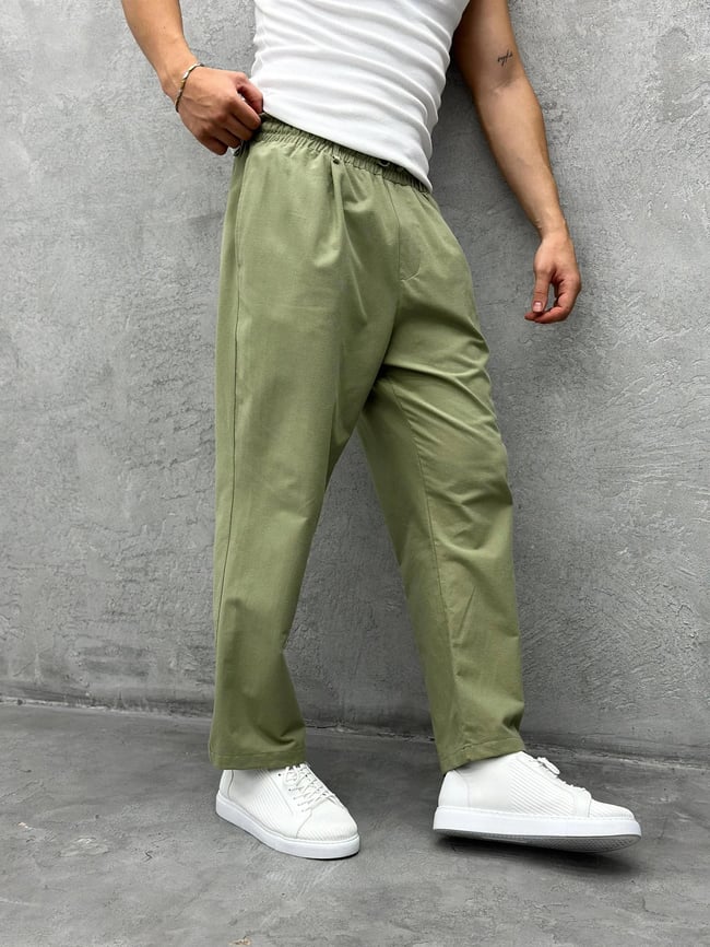 Boyfriend Jogger Pantolon Haki
