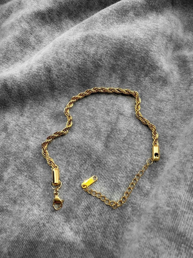 Burgu Gold Zincir Bileklik 