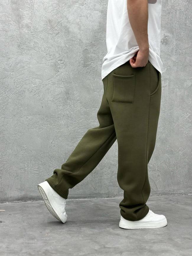 EF818 3 İPLİK BAGGY EŞOFMAN HAKİ